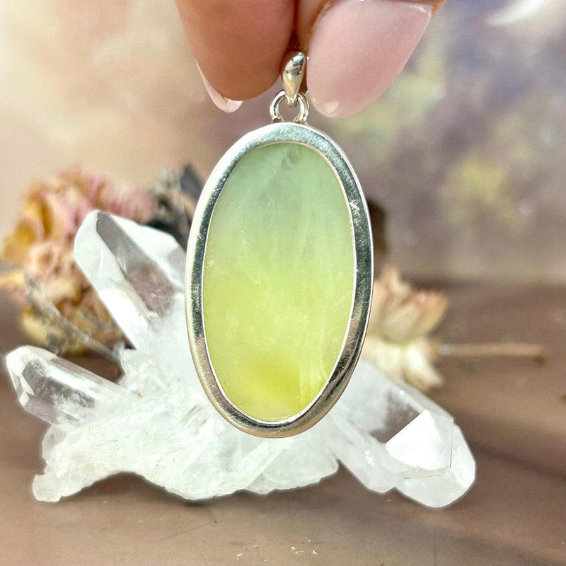 Sterling Silver Prehnite Jewelry