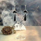 Onyx Double Drop Earrings