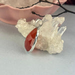 Carnelian Sterling Silver Pendant