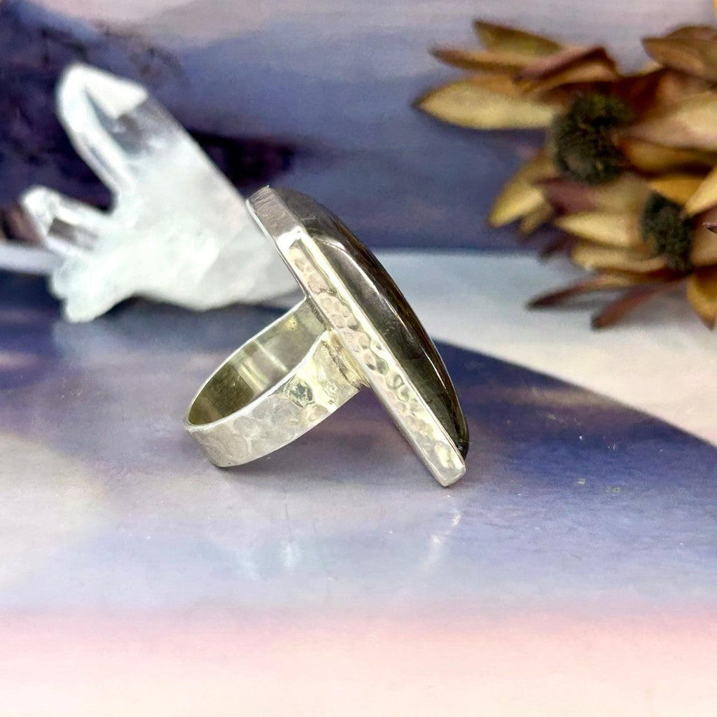 Labradorite Large Feature Ring