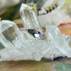 Sterling Silver Sapphire Ring