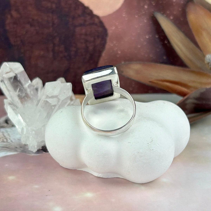 Ladies Large Size Amethyst Ring