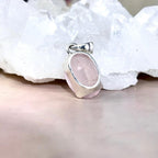 925 Silver Rose Quartz