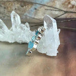 Blue Crystals In Sterling Silver Jewellery