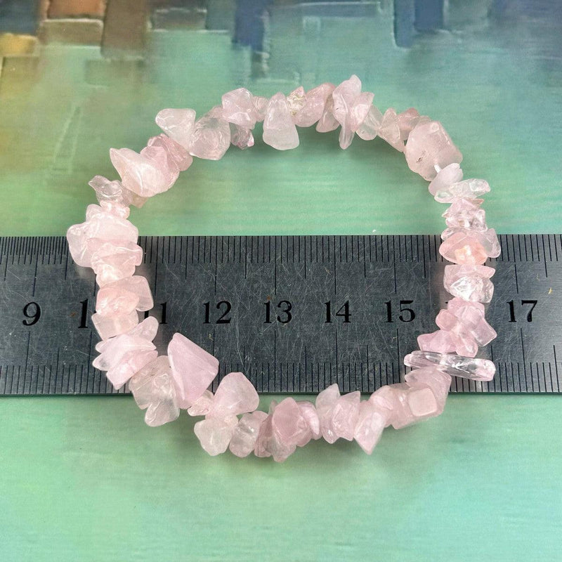 Crystal Chip Elastic Bracelet