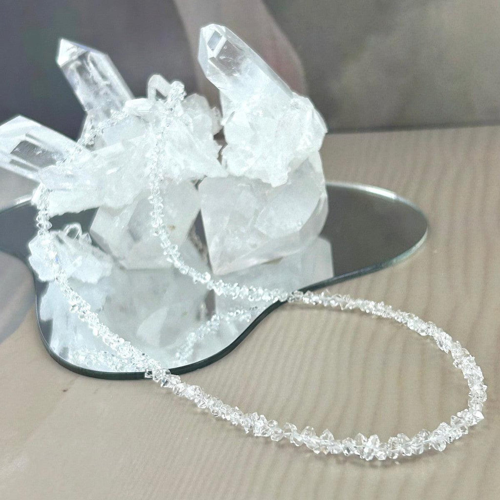 Herkimer Crystal Chips Necklace