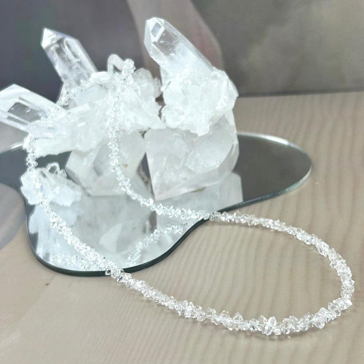 Herkimer Crystal Chips Necklace