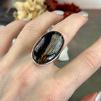 Iron Tiger Eye Ring