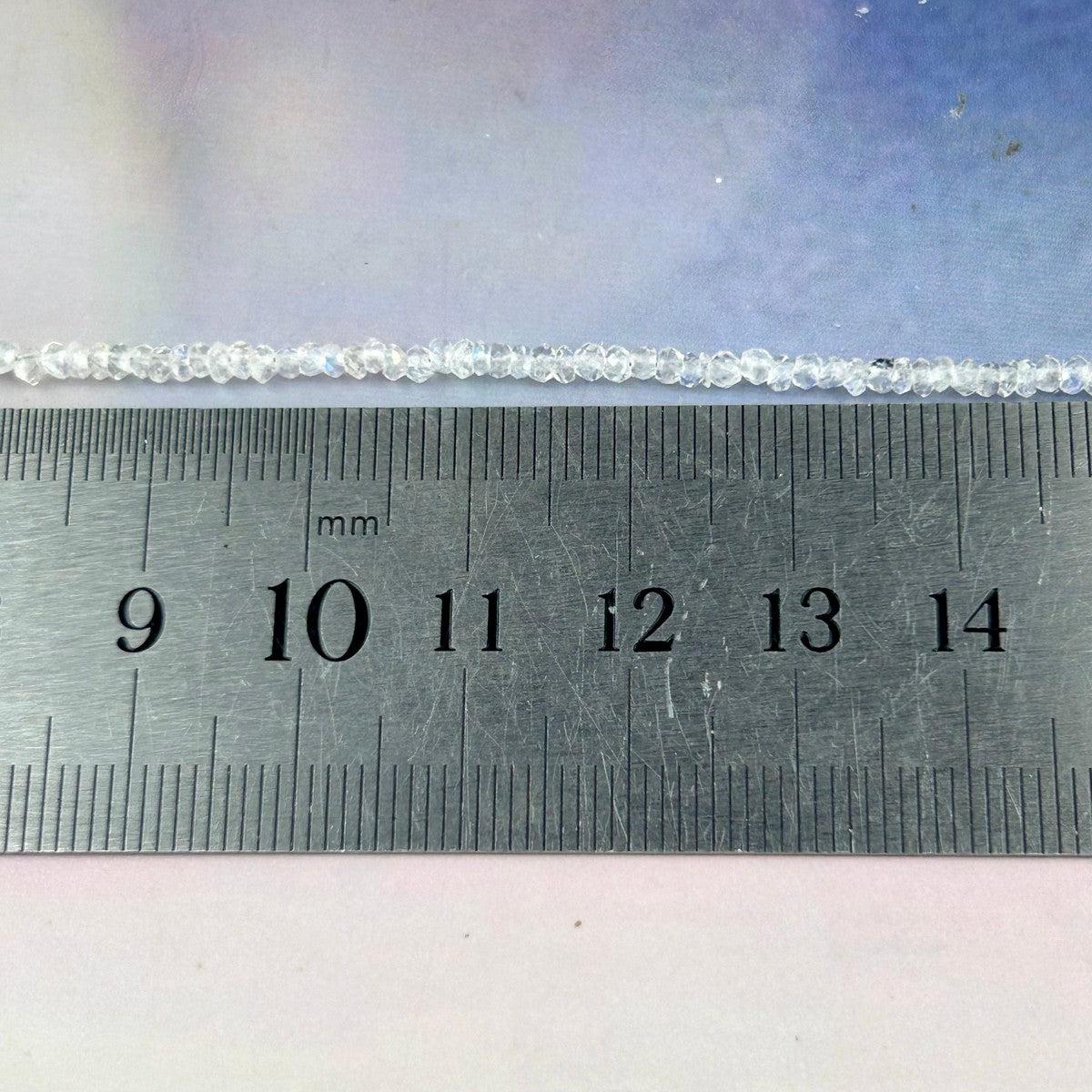 Faceted Rainbow Moonstone Beads