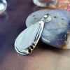 Scolecite Gold And Silver Pendant