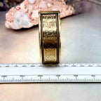 Gold Peace Symbol Bracelet