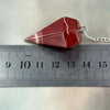 Bright Red Crystal Pendulum