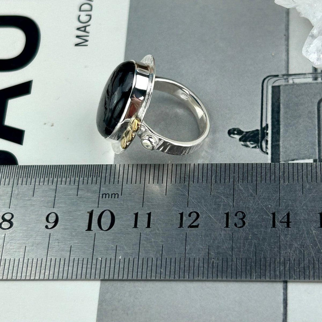 Crystal Ring To Block Bad Energy