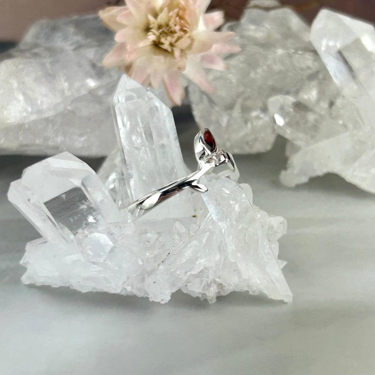 Marquise Cut Garnet Ring