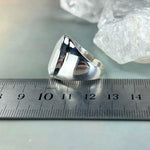 Rainbow Moonstone Statement Ring