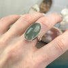 Oval Aquamarine Stone Ring