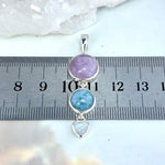 Purple And Blue Crystal Pendant