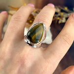 Women's Large Tiger's Eye Ring