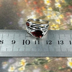 Garnet Etheral Ring