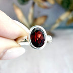 High Grade Garnet Ring