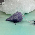 Lepidolite Sterling Silver Pendulum