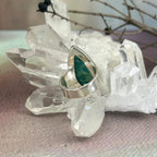 Amazonite Teardrop Rings