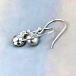Sapphire Sterling Silver Earrings