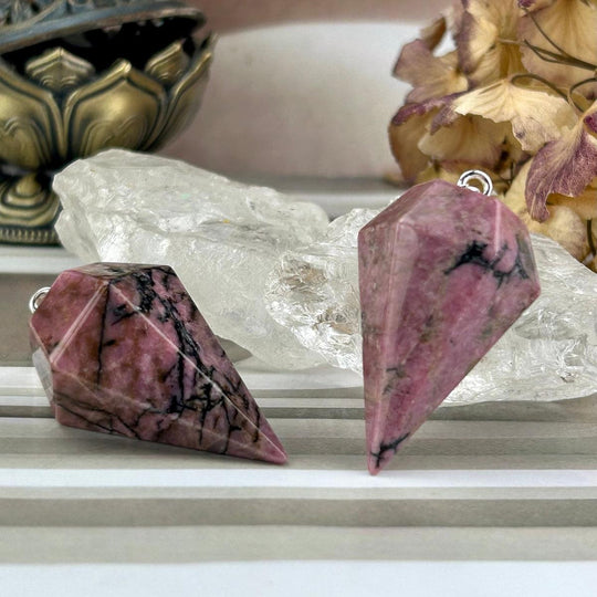 Rhodonite Pendulum