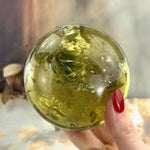 Lemon Quartz Crystal Ball