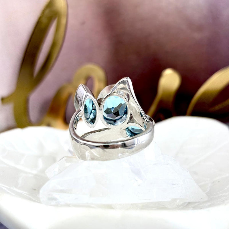 Modern Design Gemstone Ring