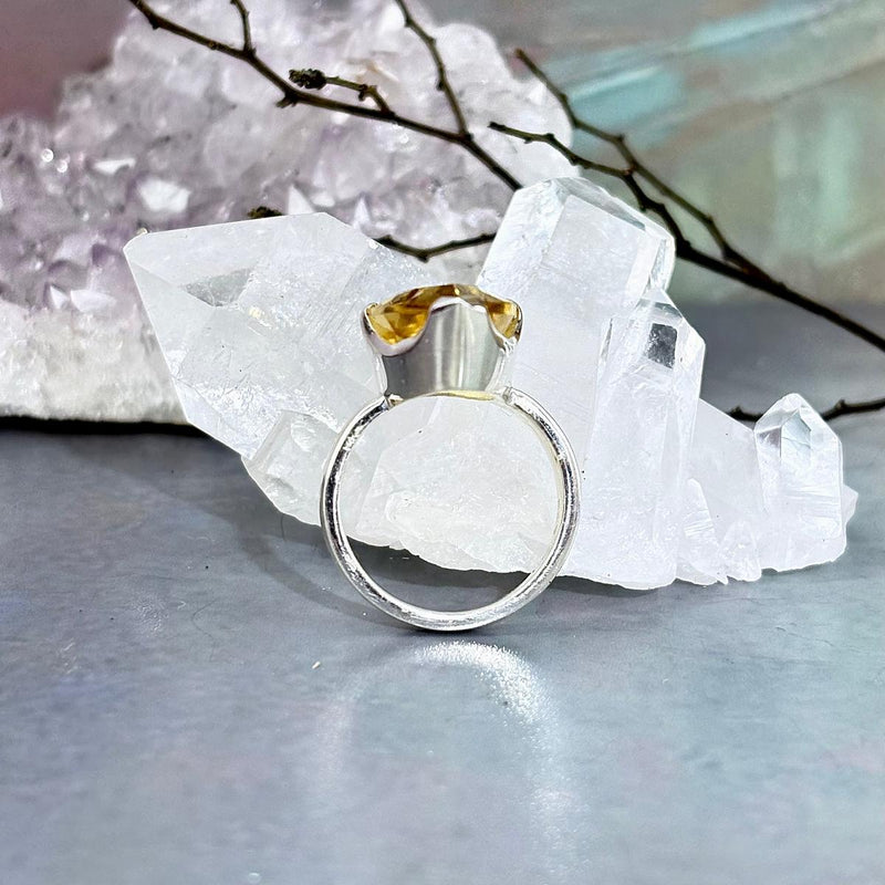 Natural Citrine Women's Ring