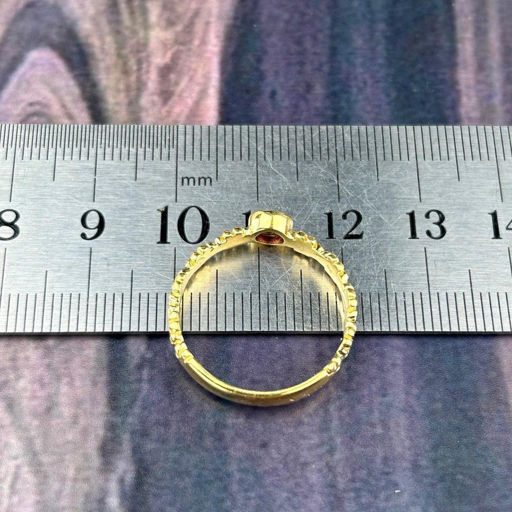 Rhodolite Garnet Ring