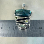 Labradorite And Green Tourmaline Pendant