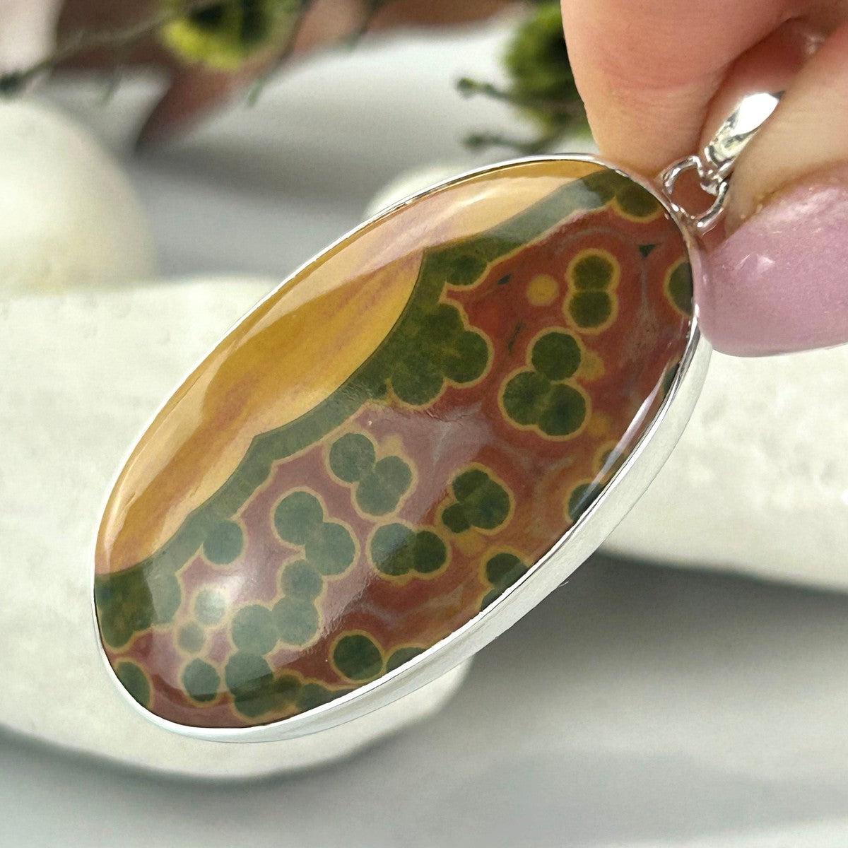 Earth Colour Stone Pendant