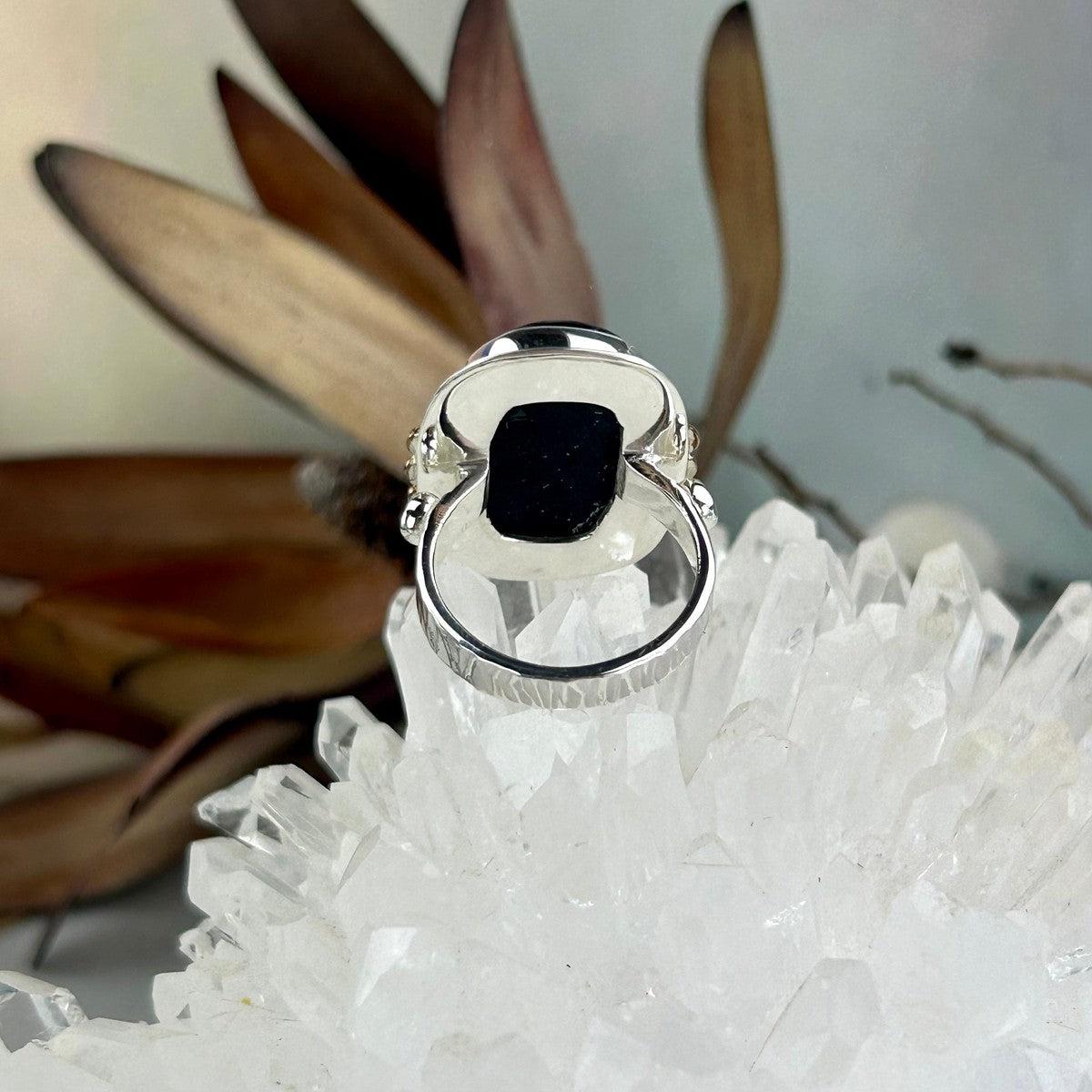 Energy Balancing Crystal Ring