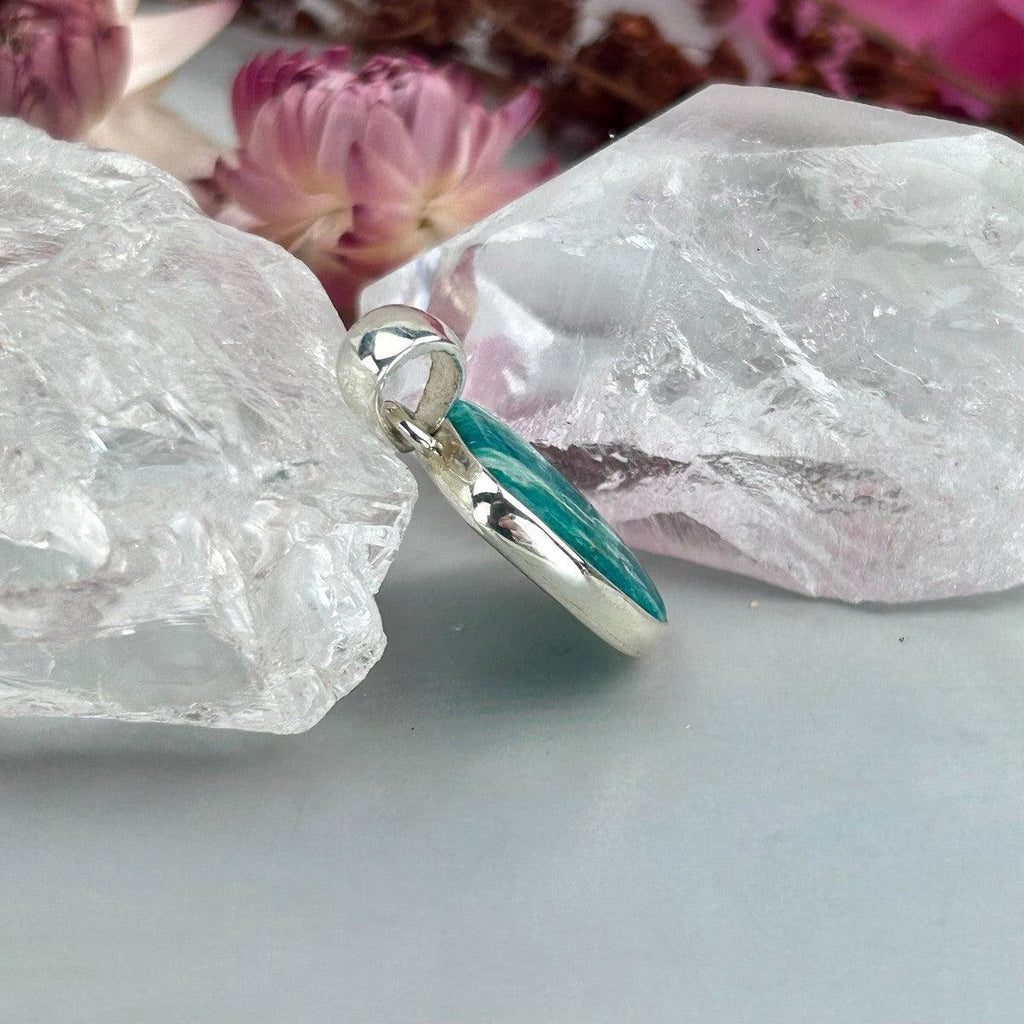 Amazonite Shield Shape Pendant