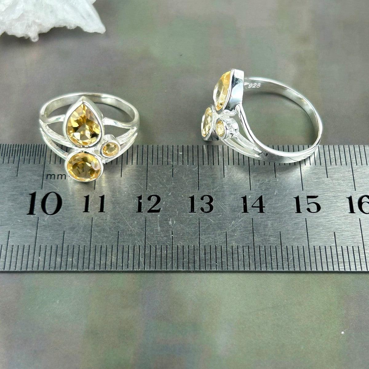 Citrine Friendship Ring