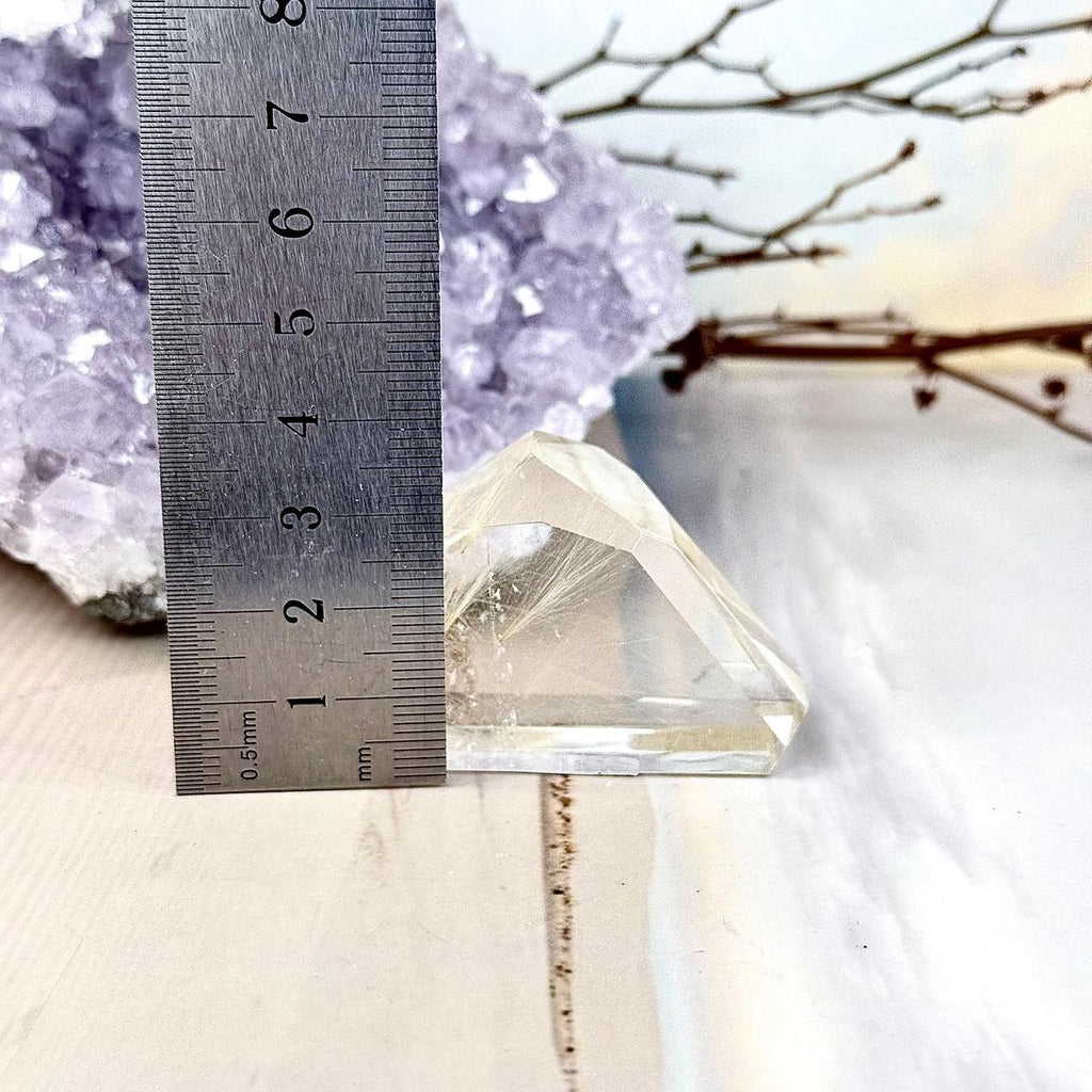 Golden Rutile Thread Crystal