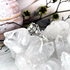 Gothic Peridot Ring