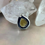 Yellow Quartz Sterling Silver Pendant