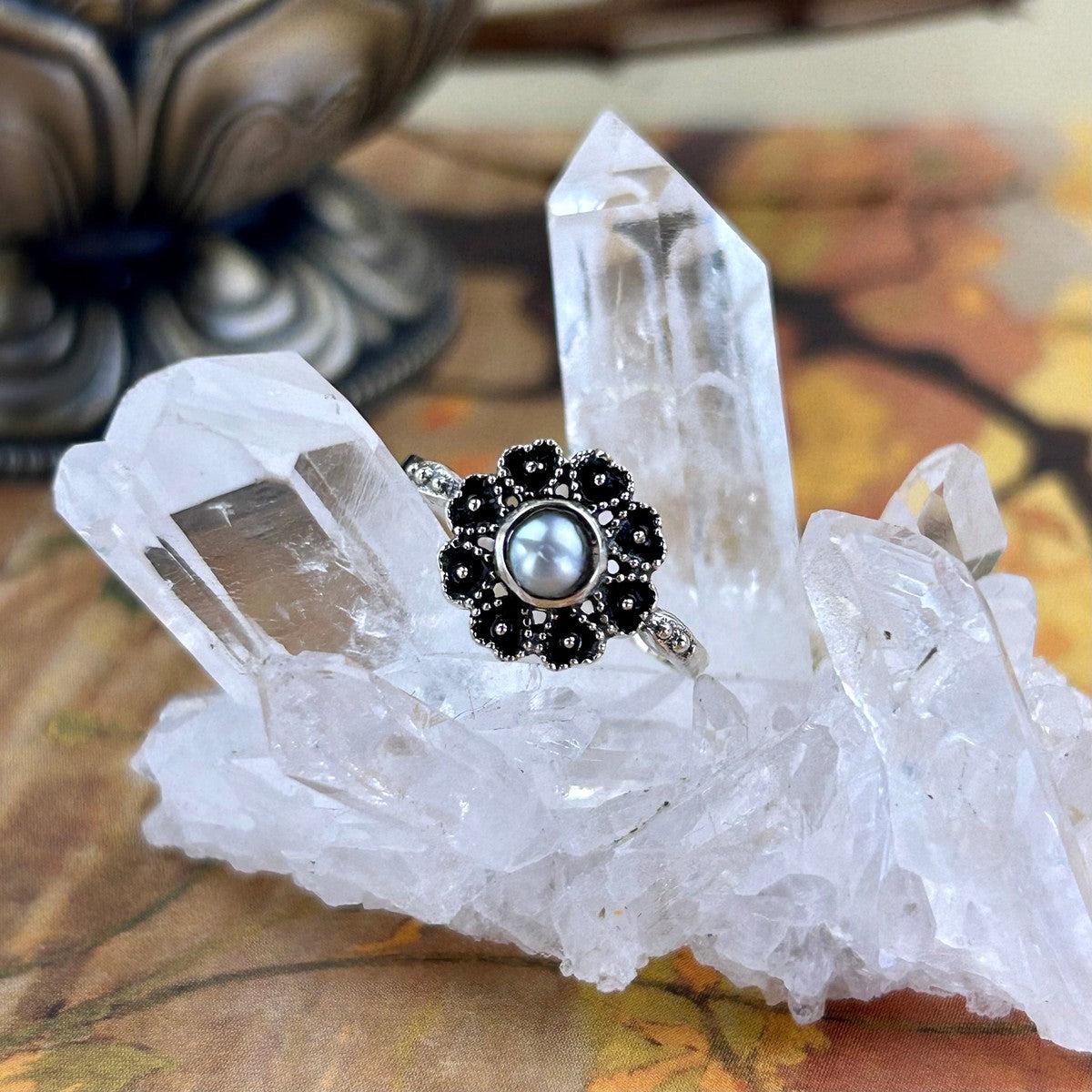 Pearl Flower Ring