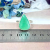 Chrysoprase Crystal Ring