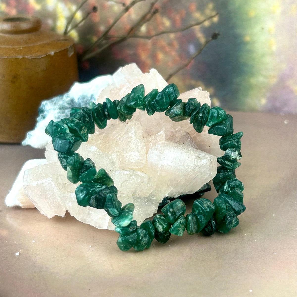 Dark Green Crystal Bracelet