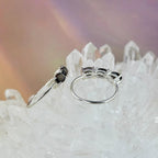 Assorted Gemstone Three Stone Stacker Rings