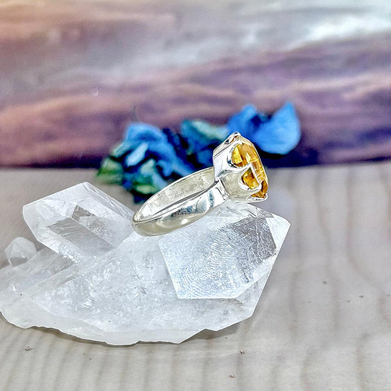 Women's Citrine Cocktail Ring