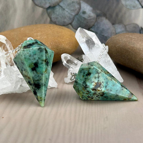Turquoise Crystal Pendulum