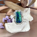 Azurite Malachite Sterling Silver Ring
