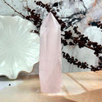 Pale Rose Quartz Crystal Point