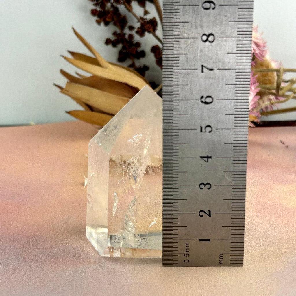 Faceted Clear Quartz Point