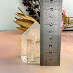 Faceted Clear Quartz Point